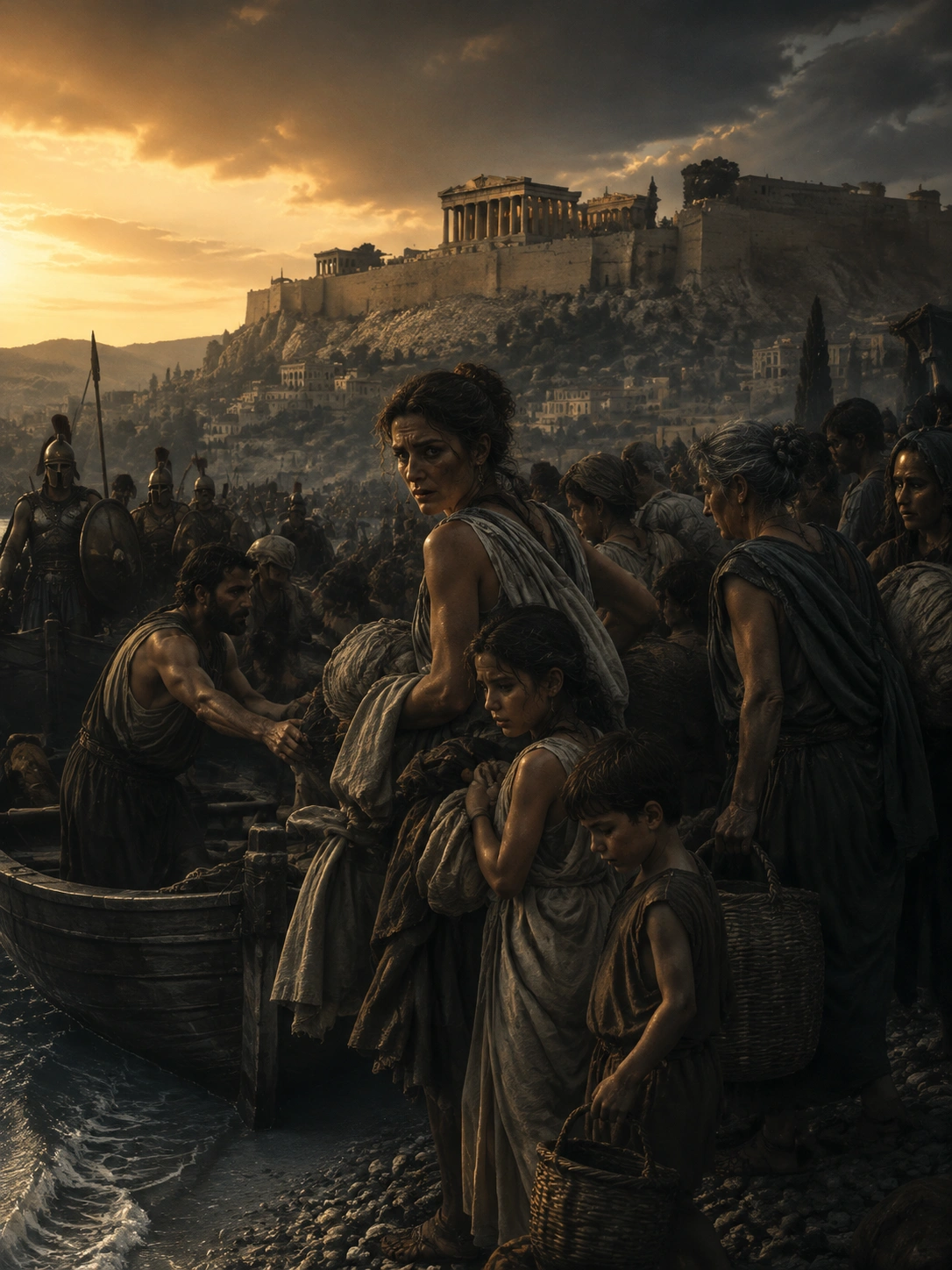 Η εκκένωση της Αθήνας